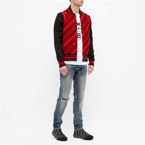 givenchy red and black jacket|givenchy jacket sale.